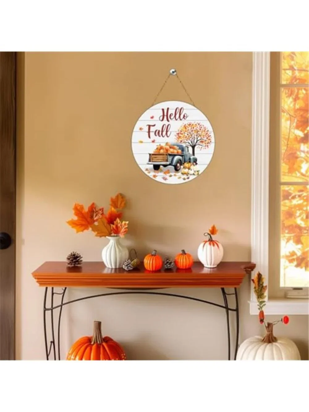 Fall Decorations for Home Fall Door Decor Hello Fall Wall Decor